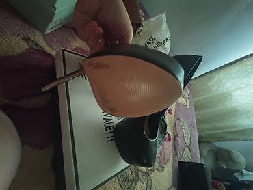 ayaqqabı: Qadın ayaqqabıları – 3 fərqli model dəsti 1) Krem rəngli mules - Açıq — 3