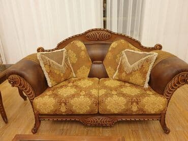 konputer masası: Klassik divan, 2 kreslo, Jurnal masası — 3