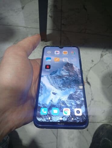 Fly: Redmi Note 8, 64 ГБ, цвет - Голубой, Отпечаток пальца — 4