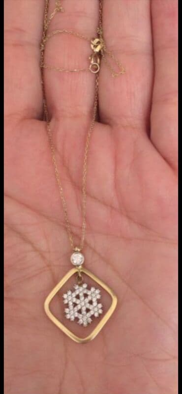 585 eyar qizil qiymeti: Boyunbağı, Sarı qızıl, 585 Əyar — 5