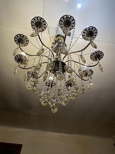 şamdam: Çılçıraq, 10 və daha çox lampa, Metal — 4