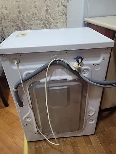 buxar ütü: Paltaryuyan maşın LG, 6 kq, İşlənmiş, Avtomat, Qurutma var, Ünvandan götürmə — 4
