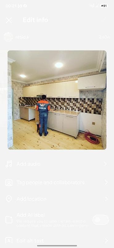 mebel ustasi: Sifarişlə mətbəx dəsti, Sadə laminat — 5
