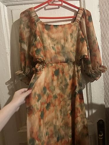 Trendyoldan alinmish, ancaq 1 defe geyinilmis don 42 olcu, L/XL midi — 4