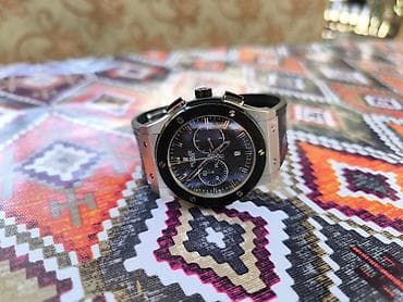 lalafo saatlar: İşlənmiş, Qol saatı, Hublot, rəng - Qara — 3