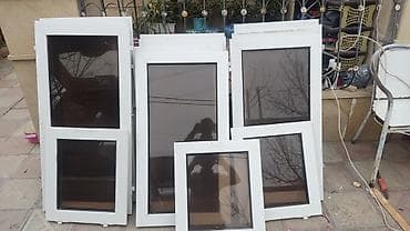 qebir sekilleri: Plastik pencere 14 acilan 7 eded fortucka cercivesiiz satilir hamisi — 2