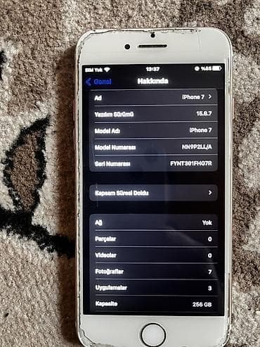 galaxy s10 e: IPhone 7, 256 GB, Qızılı, Barmaq izi, Simsiz şarj — 2