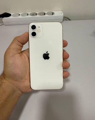 IPhone 11, 64 GB, Ağ, Face ID