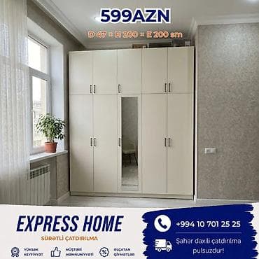 Yeni, 5 qapı, Siyirməli, Açılan, Düz dolab — 1