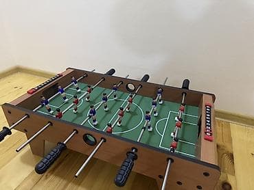 mini disk: Mini stolüstü futbol (foosball) oyunu - Kompakt ölçülü stolüstü — 3