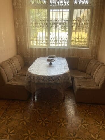 metbex ucun kunc divanlari: Mətbəx üçün künc divan dəsti - 3 hissədən ibarət yumşaq künc divan — 1