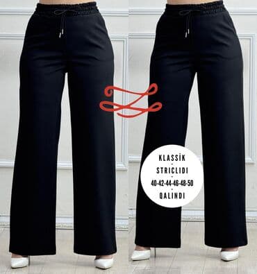 enli şalvar modelleri: Şalvar, Zara, rəng - Qara — 2