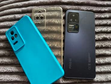 поко: Poco F4, 128 ГБ, цвет - Черный, Сенсорный, Отпечаток пальца, Face ID — 2