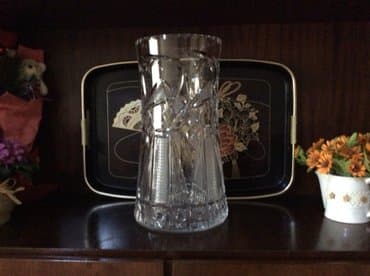 aboy dekor: Qedimi Xrustal Guldan. 60- ci illerin. Hundurluyu 33 sm; diametri 16 — 2