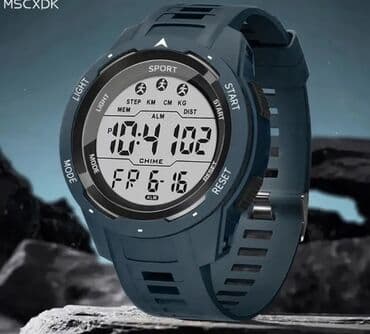 - Ekran: Böyük rəqəmsal displey, mavi arxa işıq (LIGHT düyməsi) –