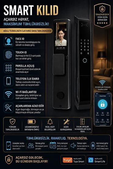 qapi darvaza: SMART Kilid – Açarssız həyat, maksimum təhlükəsizlik! Əsas — 1