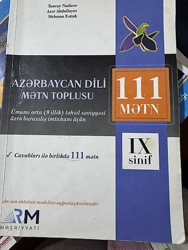 Məhsul: “Azərbaycan dili – Mətn toplusu (IX sinif)” Təsvir: - Ümumi