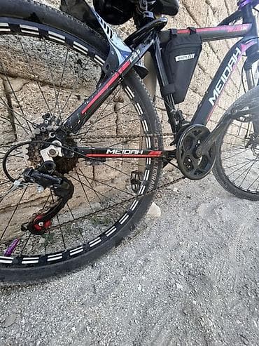 Meidah E300 dağ velosipedi - Göz oxşayan qara-qırmızı dizaynlı — 8