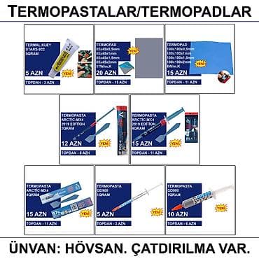 Termopastalar və Termopadlar 📍Ünvan: Bakı şəh, Suraxanı ray, Hövsan