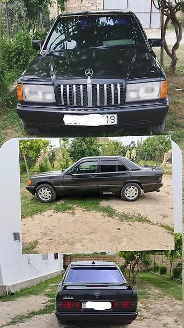 mercedes cl220: Mercedes-Benz 190E sedan - Kuzov: kompakt sedan, qara rəng - Model — 1