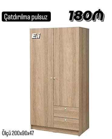 *2Qapılı Dolab 180 AZN 💥* ✔️Rəng seçimi var Ölçü 200x90x47 ✔️ *Şəhər lalafo.az -da *2Qapılı Dolab 180 AZN 💥* ✔️Rəng seçimi var Ölçü 200x90x47 ✔️ *Şəhər
