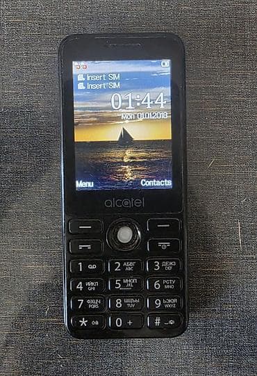 Alcatel < 2 GB Memory Capacity, rəng - Qara, İki sim kartlı — 1