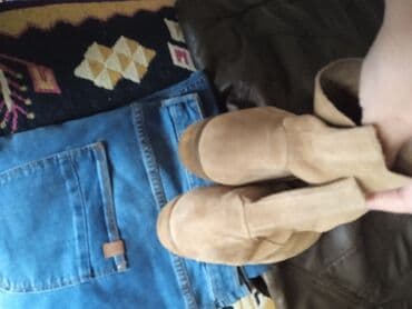 rezin çəkmələr: Qadın üçün süet çəkmələr - Material: yumşaq süet (beş rənginə yaxın — 3