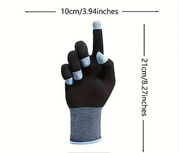 Перчатки: Oyun üçün toxunma əlcəyi - Ekrana uyğun: barmaq uclarında keçirici — 1