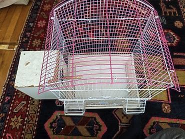 Heyvanlar üçün mallar: Quş qəfəsi və yuvalıq dəsti - Material: metal barmaqlıqlar, plastik — 3