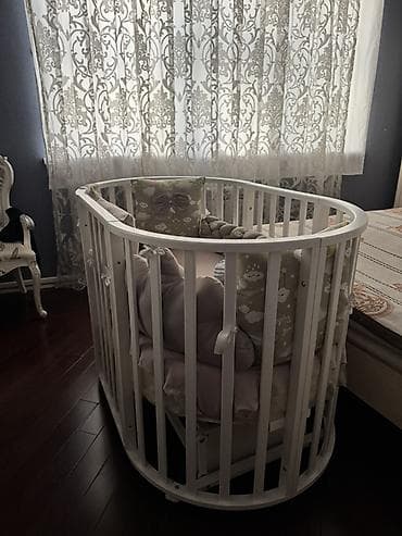 agac adlari: Oğlan və qız üçün, Yeni, Yumru, Beşik, Dəst ilə, Matras ilə, Yellənmə mexanizmsiz — 4