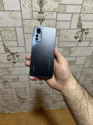 Xiaomi 12 Lite, 256 GB, rəng - Qara, 
 Barmaq izi, İki sim kartlı, Face ID