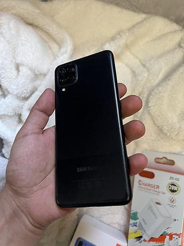 iphon 12 mini: Samsung Galaxy A12, 128 GB, rəng - Qara, Barmaq izi, Face ID — 6