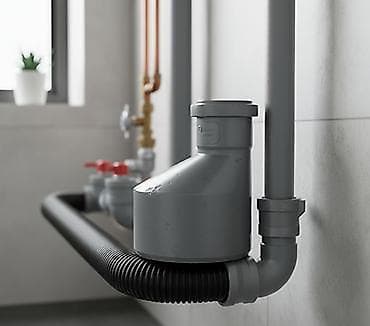 Kanalizasiya boruları üçün reduktor-birləşdirici (110 mm → 50 mm) — 1