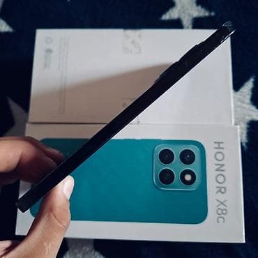 планшет в баку: Honor X8c, 256 ГБ, цвет - Черный, Отпечаток пальца — 3