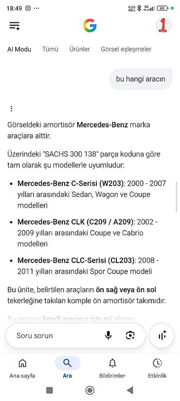 amortizator təmiri: Mercedes amartizator — 3