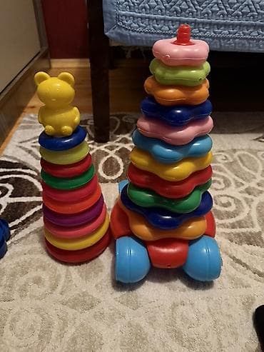 star wars kinder: Uşaq üçün inkişafetdirici halqa piramida oyuncaq dəsti - Dəstdə 2 — 1
