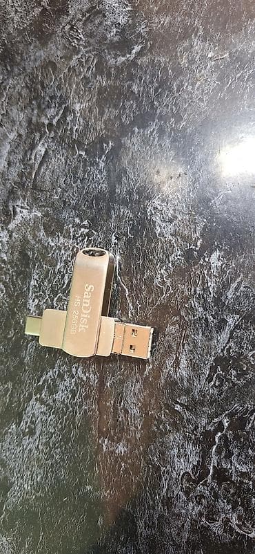 hp i5 laptop vatan: Flash kart Sandisk, 256 GB, USB type C — 3