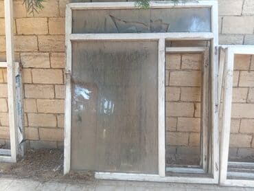 işlənmiş kombi radiatorları: (Eni) pəncərə cərcivəsi(1.65×2.37) 1əd pəncərə cərcivəsi (1.38×2.95) — 2