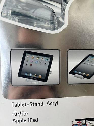 Hama Tablet Stand – Akril, Apple iPad üçün - Material: şəffaf, möhkəm