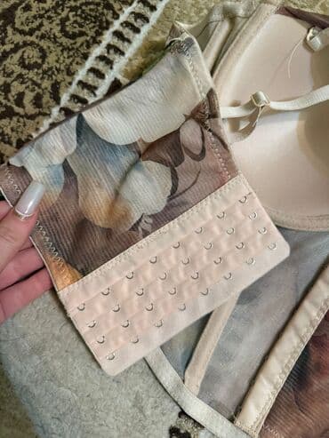 Donlar: Korset tipli bralet - Model: balenli, uzun korset kəsimi - Naqış — 2