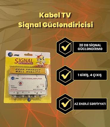 wifi amplifier: JMA Kabel TV (CATV) Siqnal Gücləndiriciləri – ev və obyektlərdə — 5