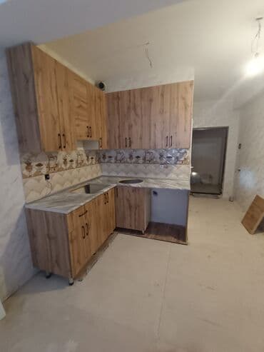 rengli metbex mebelleri: Sifarişlə mətbəx dəsti, Özü çəkən petlələr, Mat laminat, Kredit var, Pulsuz çatdırılma — 1