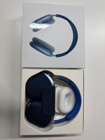 Микрофоны: Беспроводные (Bluetooth) Наушники, Apple, цвет - Синий — 2