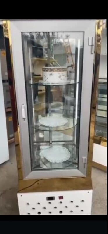 soyuducu termostat: Şüşəli qapısı olan, uzunsov formalı vitrin soyuducusu, məhsulların — 1