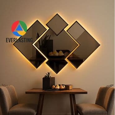 dekor aboylar: Güzgü Divar üçün, Arxa işıqlı — 1