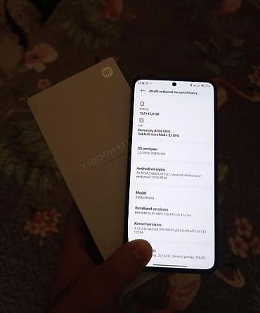 adapdir: Xiaomi 13T, 256 GB, rəng - Boz, 
 Barmaq izi — 2