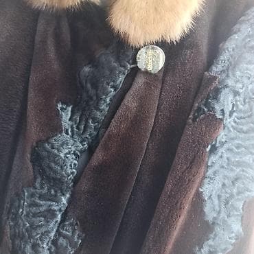 geyimler qadin: IMPERIA FURS qadın qirxilmish mink (стриженая норка) kürk montosu — 2