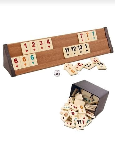 hamam ucun dus: Star Okey – 101 Plus Rummy Set Məzmun: - 1 dəst taxta görünümlü oyun — 3