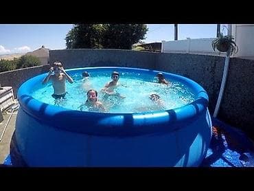 basenni: 4metr×85 sm derinlik hovuz 🐬☀️ Yayın ən gözəl hədiyyəsi – Hovuz! 💦 — 1