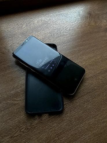 i̇pone 8 plus: Samsung Galaxy S8 Plus, 64 GB, rəng - Qara, Barmaq izi — 2